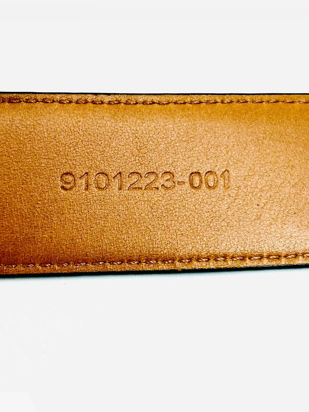 Lauren Ralph Lauren Genuine Italian Leather Black Leather Belt, Silver Buckle